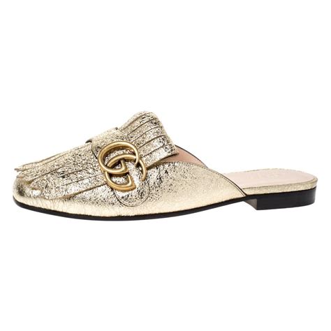 imitação mule gucci|gucci gold mules.